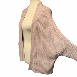 Barefoot Dreams Cozychic Ribbed Cardigan Shrug S/M